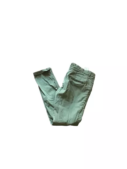 Tommy Jeans Pantalon De Garçon Pantalon Slim Pantalon Vert Taille W29 L32