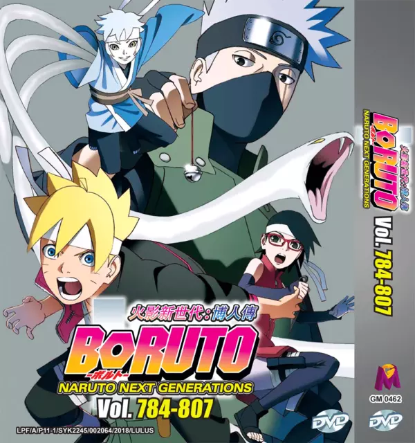 Anime DVD Boruto: Naruto Next Generations Volume 1 - 160 English