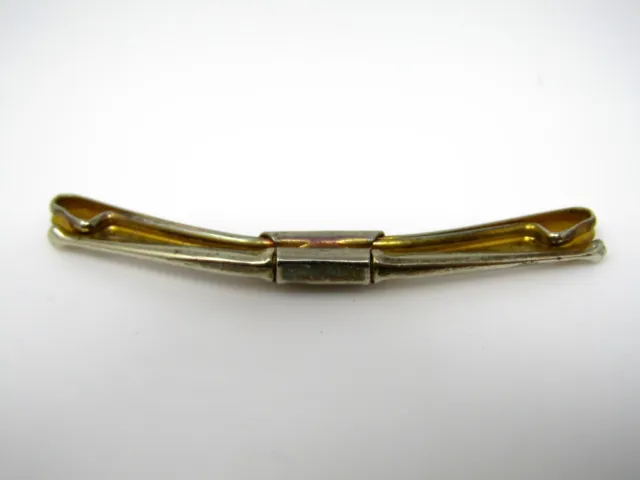 Vintage Tie Collar Bar Clip Jewelry: Hard to Find Design Rounded Tips Tapered