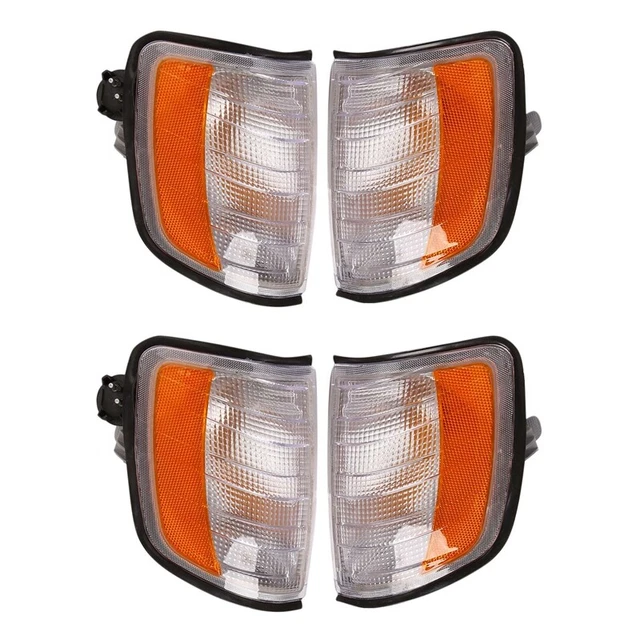 2X Car Corner Light Front Turn Signal Indicator Lamp for E Class W124 -K5W3