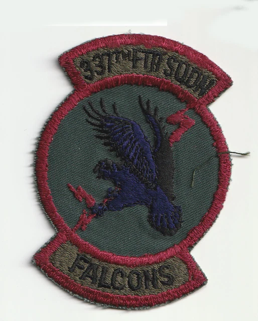 USAF AIR FORCE 90th Fighter Squadron FS PAIR-O-DICE DICEMEN 3.75 ...
