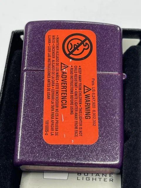 Zippo 2008 Blessed Mother Virgin Mary Purple Shimmer Lighter Sealed In Box C343 2