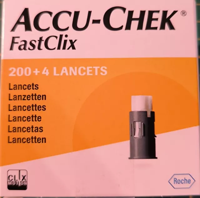 Lancettes accu-chek fastclix 200+4 (2027)