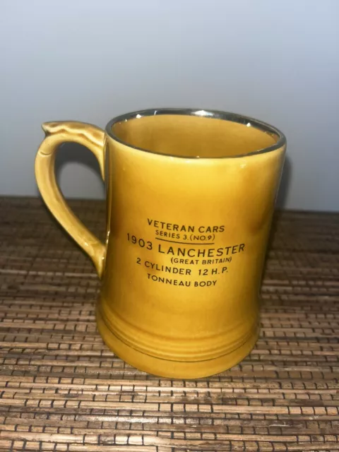 Vintage WADE England Cup / mug collectable Veteran Cars club Lanchester 1903 3