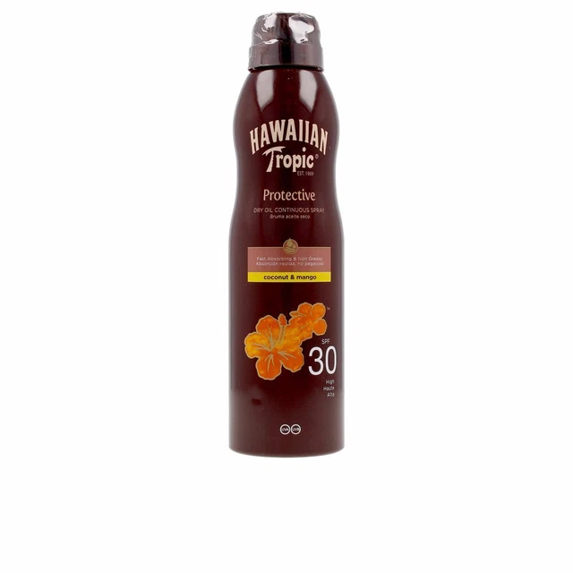 Solaires Hawaiian Tropic unisex COCONUT & MANGO OIL bruma SPF30 spray 180 ml