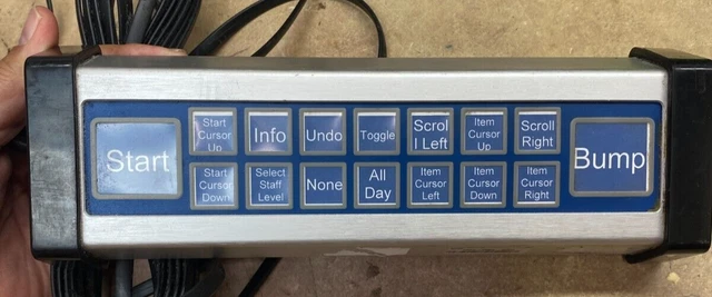 NCR 1635-0000-xxxx Bump Bar 16 Key