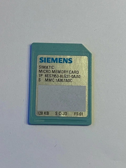 Siemens Simatic S7-300 6Es7 953-8Lg31-0Aa0 Es/Fs Mmc 128Kb 6Es7953-8Lg31-0Aa0