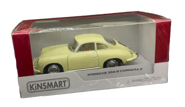 Porsche 356 B Carrera 2 1:3 2 Chargement de Culasse pull back Kinsmart Modèle