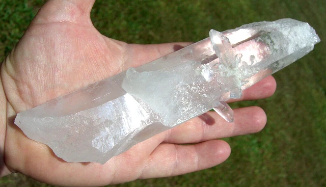 LEMURIAN LASER Quartz Crystal a Frosted Point Rare Natural Formation For Sale