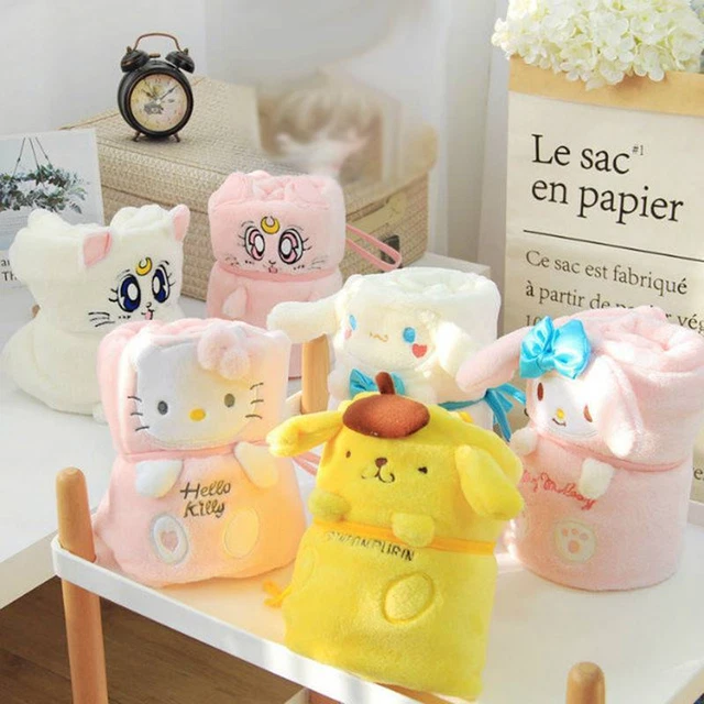 HELLO KITTY SANRIO Cinnamoroll Melody Luna Blanket Summer Quilt Air