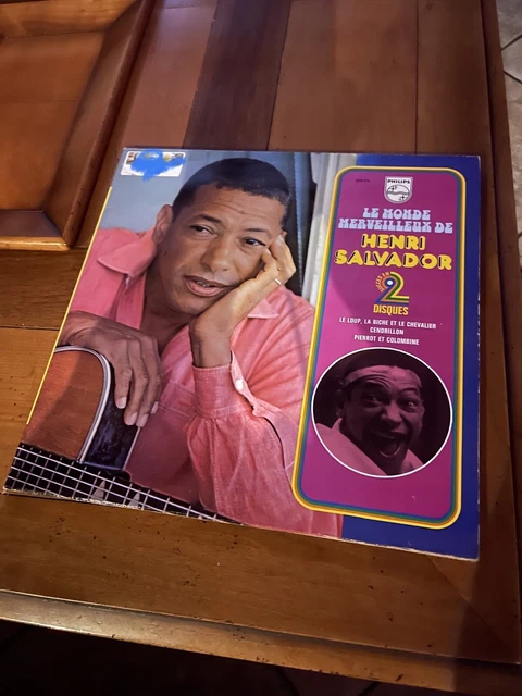 DOUBLE Vinyle 33trs 📀  HENRI SALVADOR  📀 LE MONDE MERVEILLEUX D'HENRI SALVADOR