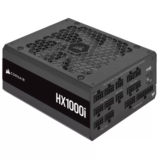 Corsair HX1000i 1000W, PC-Netzteil schwarz, Kabel-Management, 1000 Watt 2