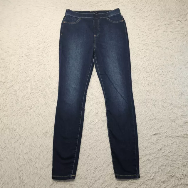 Womens Simply Vera Wang Classic Stretch Denim Blue Jean Jeggings Size Medium