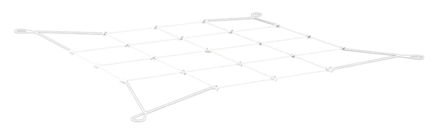 Secret Jardin WebIT 90 Pflanzennetz Stütznetz 90 x 90cm Maschenweite 10 x 10cm 2