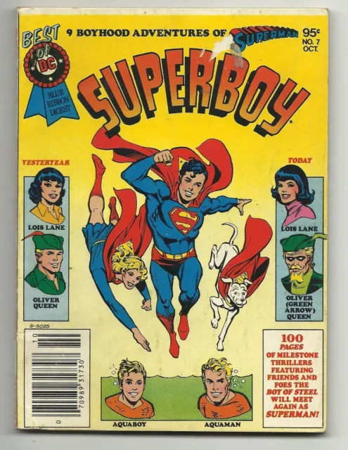 Best of DC Blue Ribbon Digest #7 - Superboy - Lex Luthor - Krypto - GD/VG 3.0