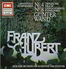 Schubert - Symphonies Nos 4 & 8 (UK Import) von Kölne... | CD | Zustand sehr gut