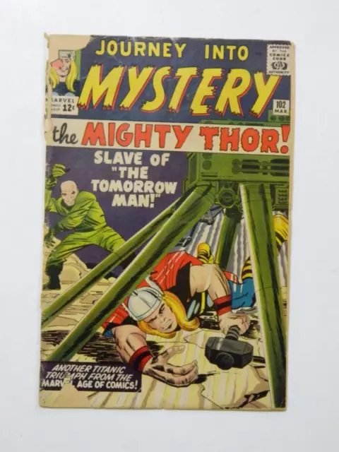 Vintage Journey Into Mystery, #102 Silver Age Comic Book, The Mighty Thor,