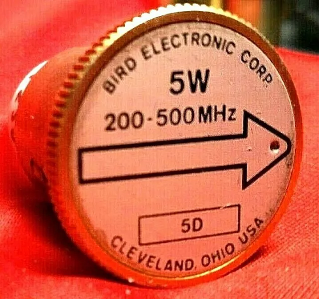 Bird 5D  5 Watt 200 - 500 Mhz Elemento Plug In  " Usato Come Nuovo!!!"