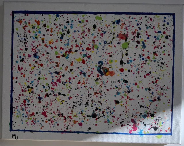 tableau peinture abstraite acrylique