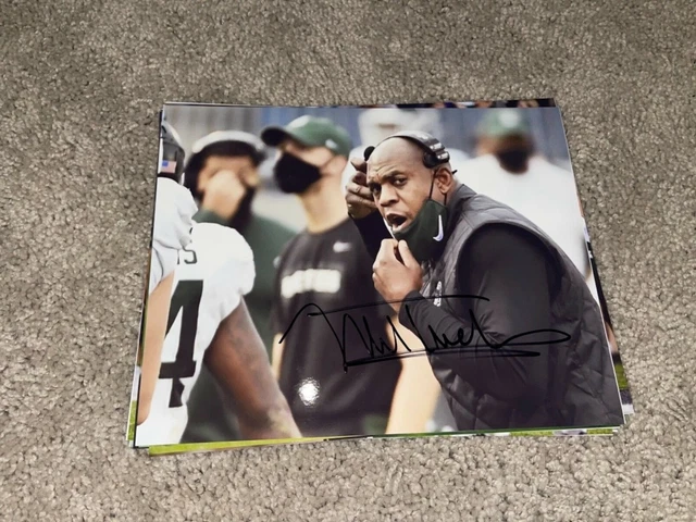 MEL TUCKER signed MICHIGAN STATE SPARTANS FOOTBALL 8x10 photo B