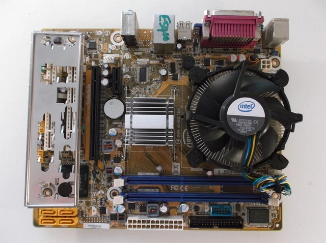 Carte mère Point Of View mini ITX avec processeur dual-core Intel Atom D510 intégré
