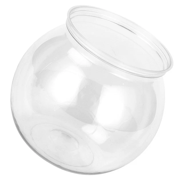 Cuenco de depósito redondo Hydroponic Bowls para decoración del hogar pieza central vidrio de caramelo