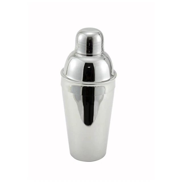 Winco BL-3P, 16-Ounce Stainless Steel Bar Shaker Set