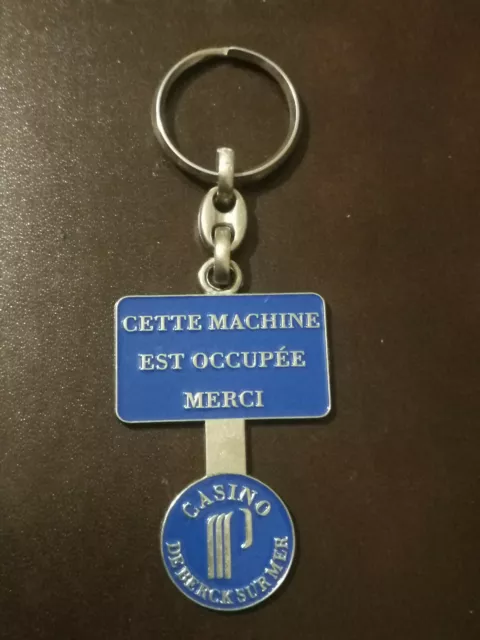 JETON CADDIE METAL GRAND CASINO PARTOUCHE Machine Occupée Porte-clé