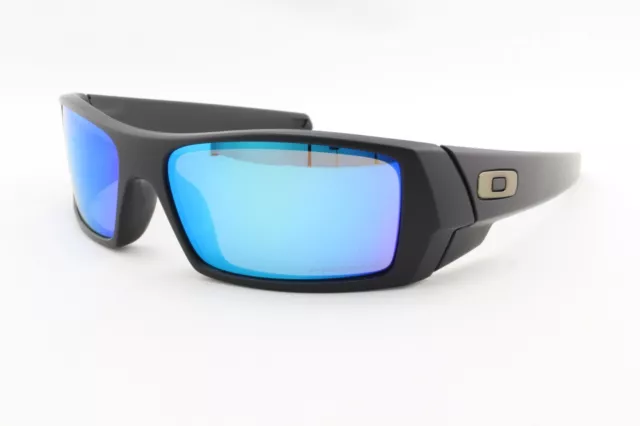 Oakley Gascan 9014-50 Matte Black Prizm Sapphire Polarized Sports Sunglasses