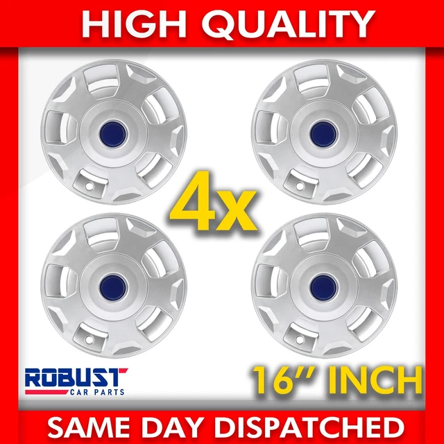 4 di 16 RIVESTIMENTI RUOTA COPRICAPOMOZZO COPERCHIO PER FORD TRANSIT 1534795 (2000-2014)