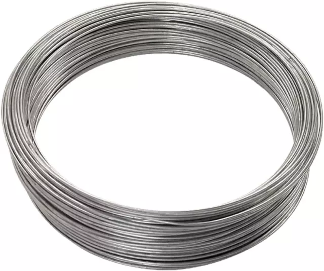 50143 Solid Utility Wire, 1 Pack, Silver