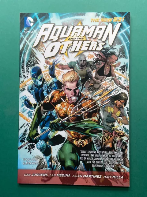 Aquaman and the Others Vol 1: Legacy of Gold TPB VF/NM (DC 2015) 1st Print GN