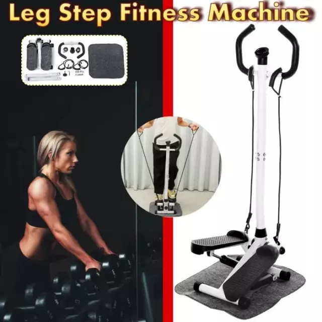 Mini Stepper Exercise Machine Stair Equipment Trainer w/Non-slip Mat LCD Monitor