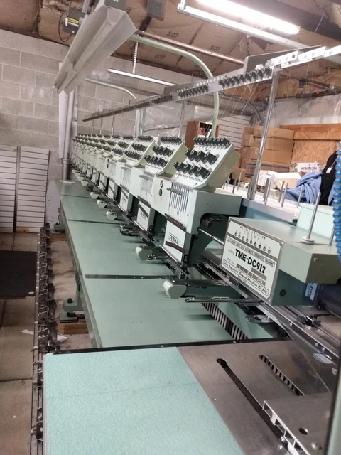 Tajima embroidery machine 12 head-9 needle TME-DC912