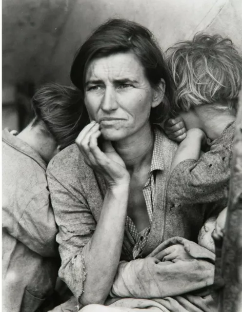 MIGRANT MOTHER 1936 Dorothea Lange Old Photo Picture Reprint 11" x 17"