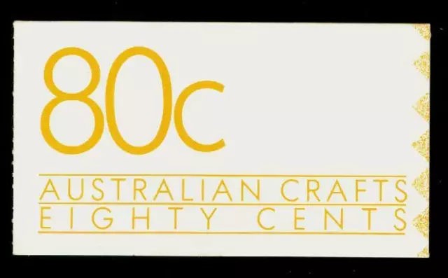 Australia MNH MUH - 1988 Australian Crafts (80c) (Booklet)