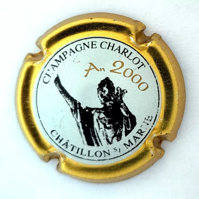 capsule Champagne CHARLOT AN 2000 - N°2 - RARE - COTE 25