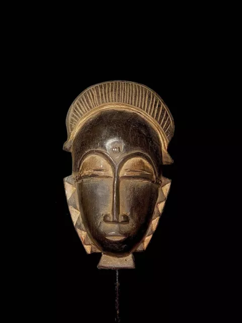 Afrikanische Stammeskunst, aus Holz geschnitzte Maske,... 2