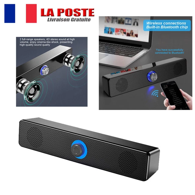 Enceintes, caissons de basses Bluetooth TV Home Subwoofer Soundbar