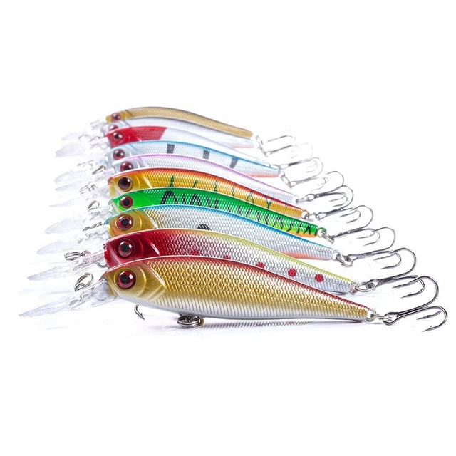 3 Appâts De Pêche Articulés Réalistes 10cm - Leurre Poisson Noueux Pour Bar, Carpe