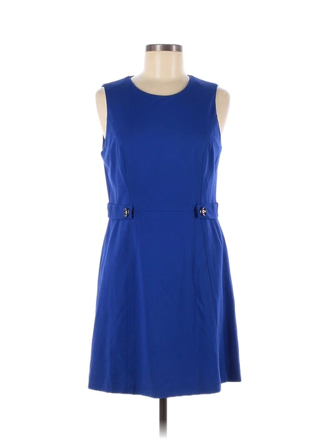 Shoshanna Women Blue Casual Dress 8