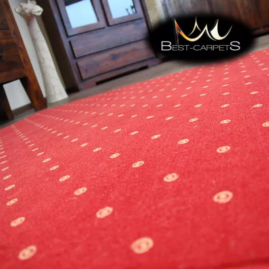 MODERN & CHEAP & QUALITY CARPETS Feltback 'CHIC' red Bedroom Large RUG ANY SIZE