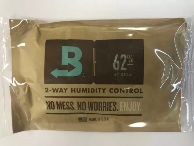 BOVEDA CONTROLLO UMIDITA' 62% - 67g HUMIDITY CONTROL  HUMIDOR