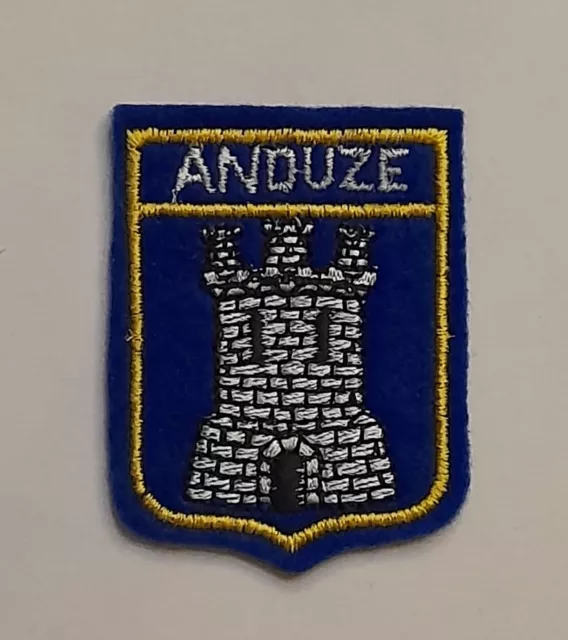 Ecusson brodé d'Anduze (30)