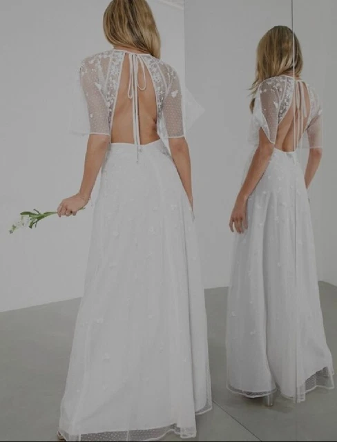 strapless open back dress Open-Back Halter Tulle Dress – M.R DESIGN main image 0
