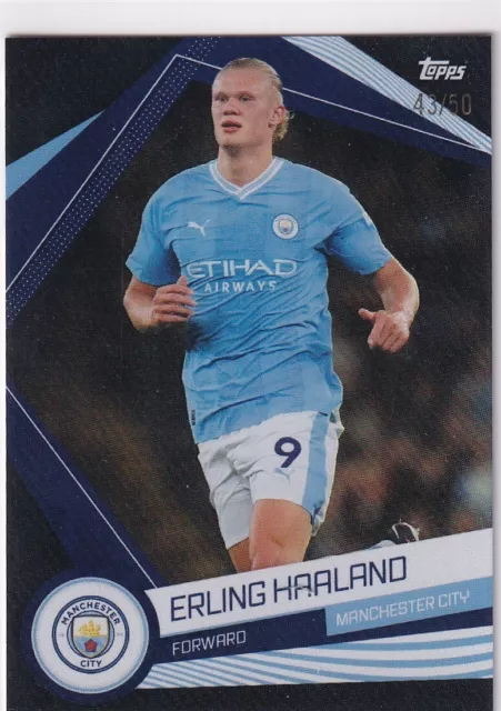 Topps Manchester City 23/24 Fan Lot 2023/2024 MAN-20 Erling Haaland 43/50