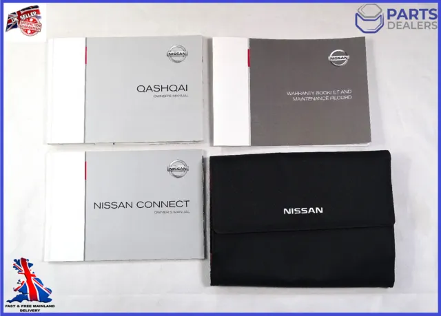 Genuine Nissan Qashqai 2017-2021 Owners Manual Handbook Audio Service Book Pack