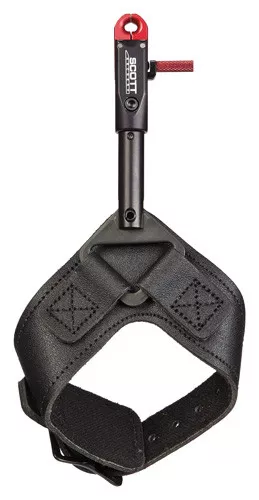 Scott Archery Standard Caliper Bow Release Adjustable Buckle Strap Black 1001BS