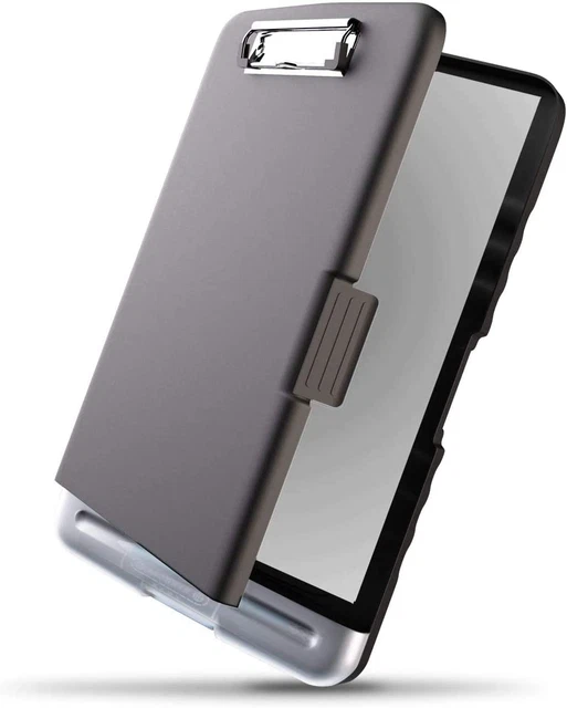 Clipboard with Storage, Real Hinge & 2 Compartment, Letter Size Plast ☑️