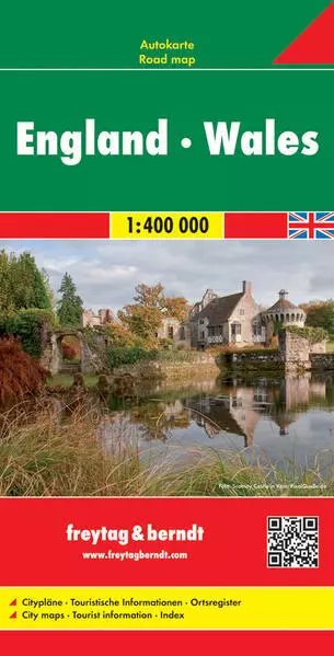 England Wales 1 : 400 000. Autokarte | 2020 | deutsch